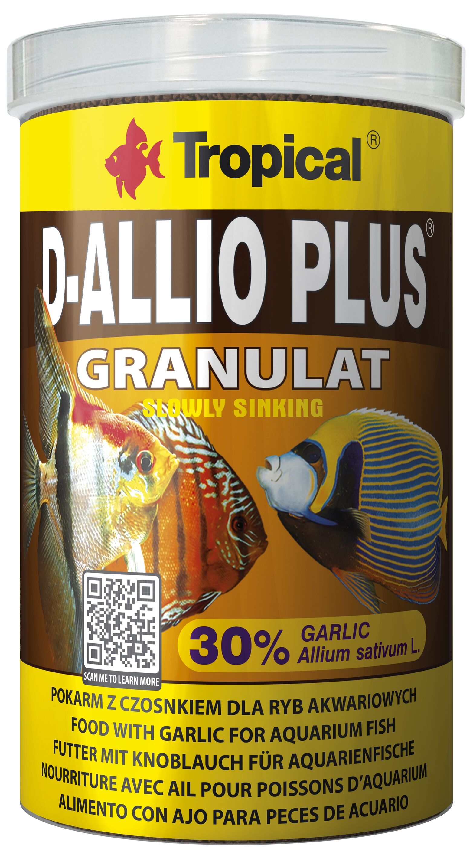 Mangime Per Pesci Tropicali D-ALLIO PLUS Con Aglio - Scaglie 1000ml | Rafforza E Aiuta La Digestione - Foto 5