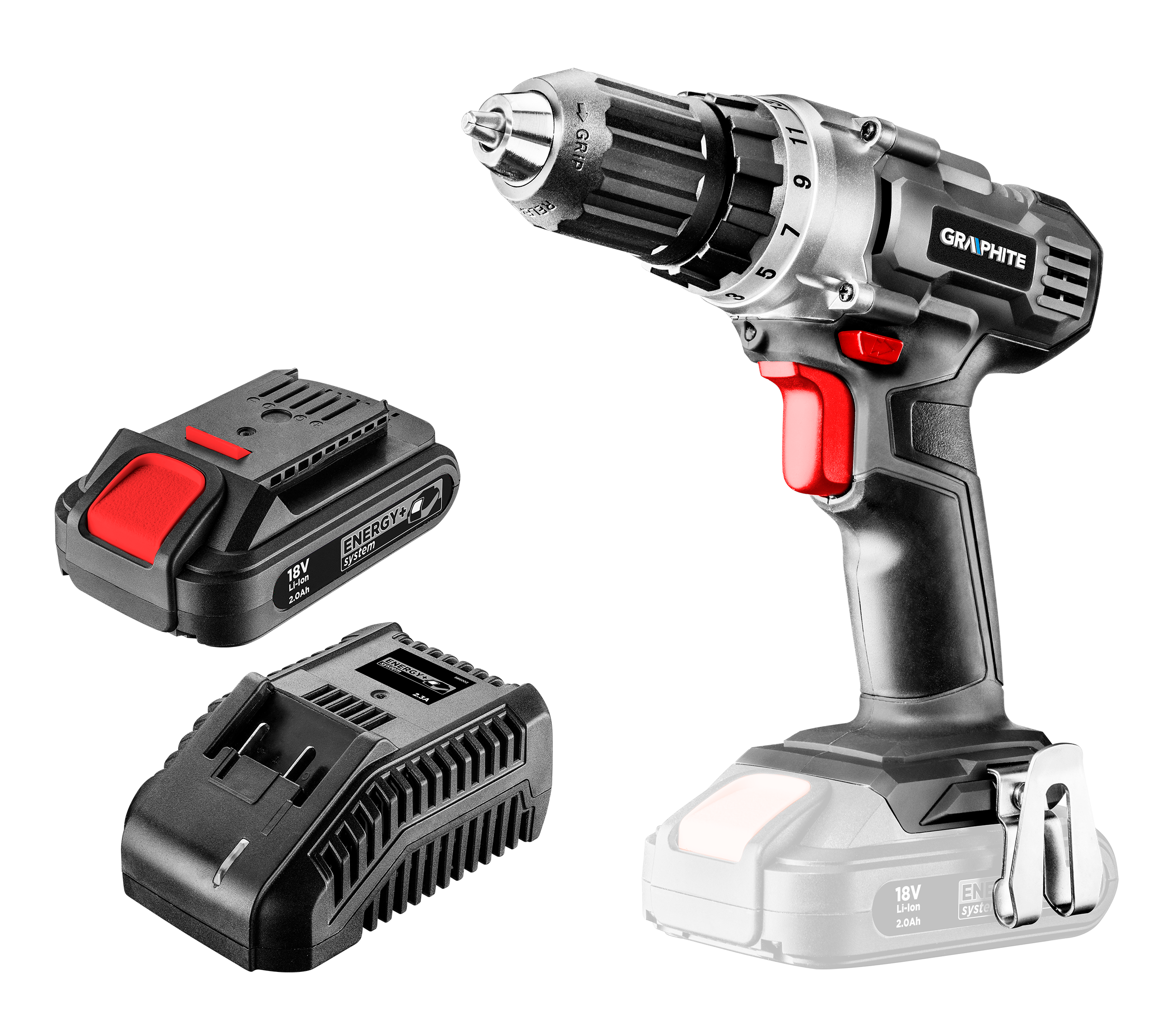 売れ筋介護用品も！ Wiertarko-wkrętarka akumulatorowa 58G000-SET1 Energy+ 18 V アニメ/ゲーム