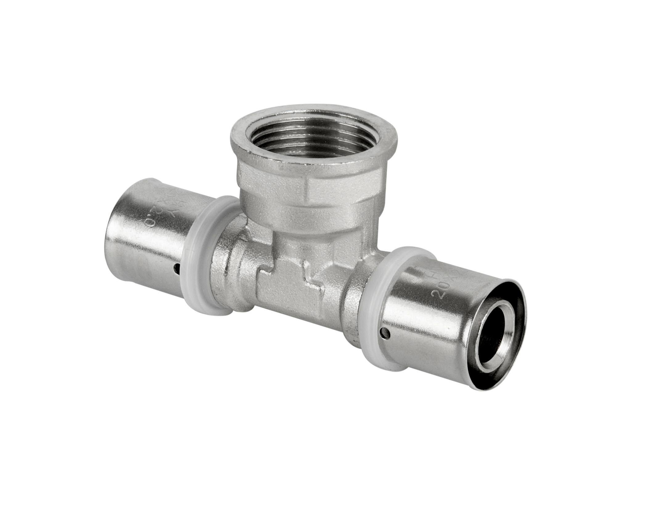 Trójnik Pex zaprasowany 16 x 1/2 x 16 gwint wewnętrzny - Bricomarche.pl