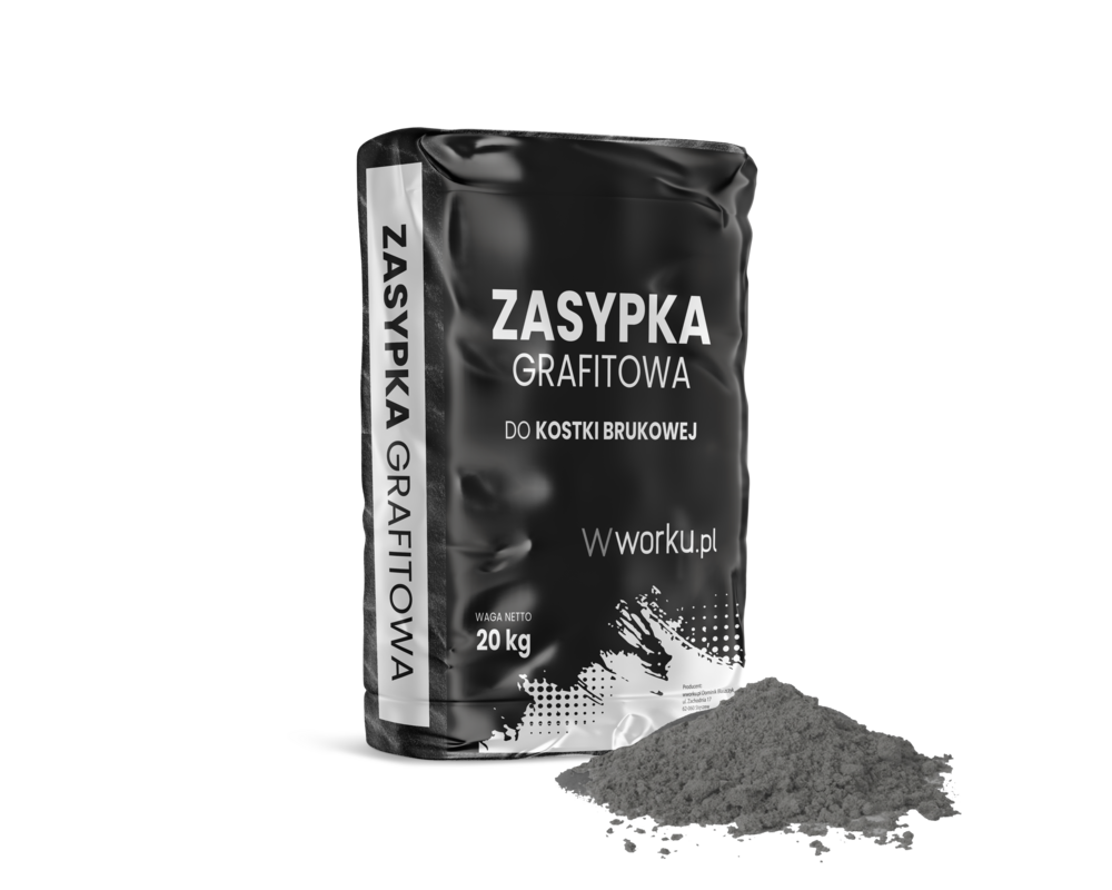 Zasypka grafitowa do kostki brukowej 20 kg