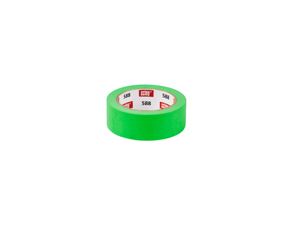 Taśma maskująca 38 mm x 33 m *588 zielona kauczuk 14 dni FSC Scley