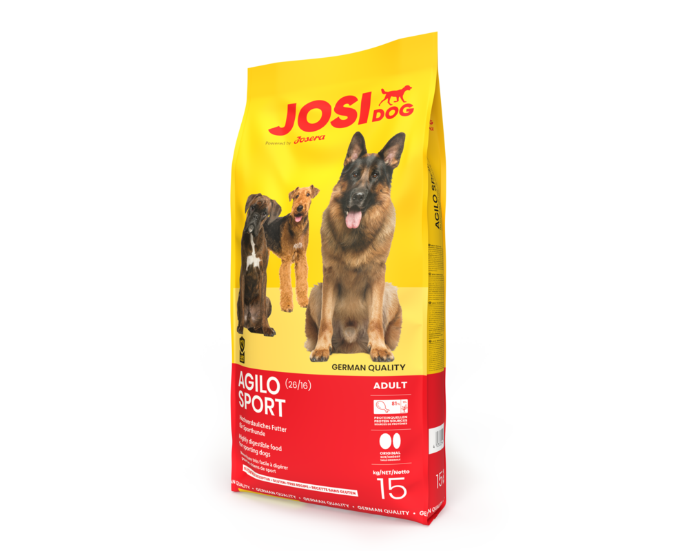 Sucha karma dla psów JosiDog Agilo Sport 15 kg JOSERA