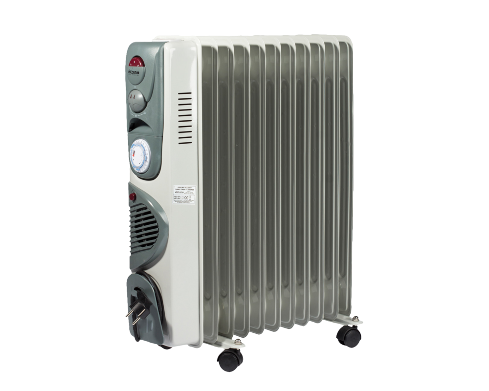 Grzejnik olejowy szary 7 żeberek 1500 W