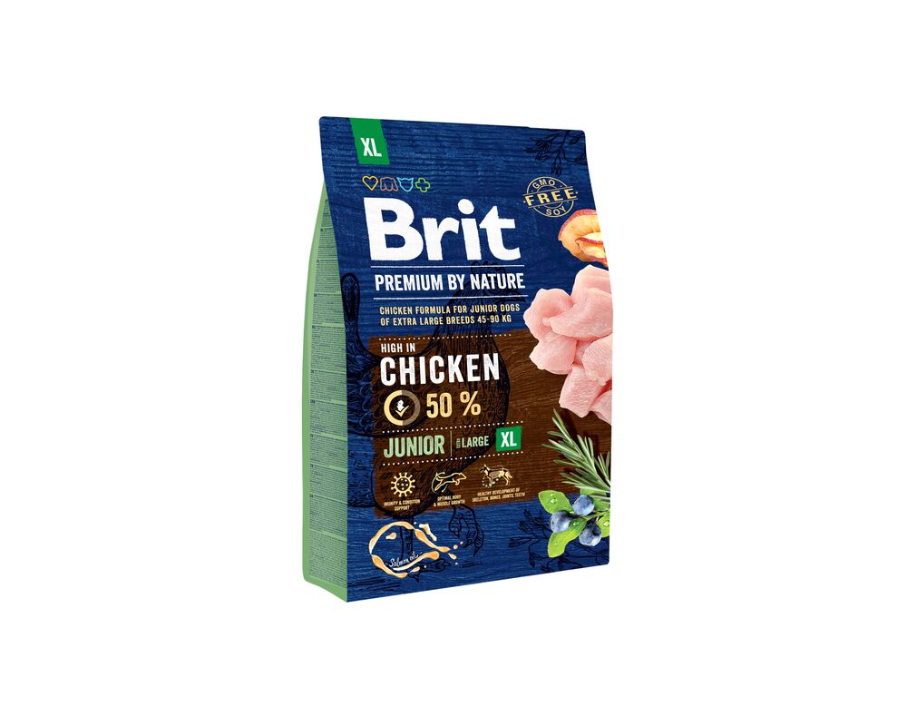 Karma sucha dla psa PREMIUM BY NATURE Junior XL 3 kg Brit