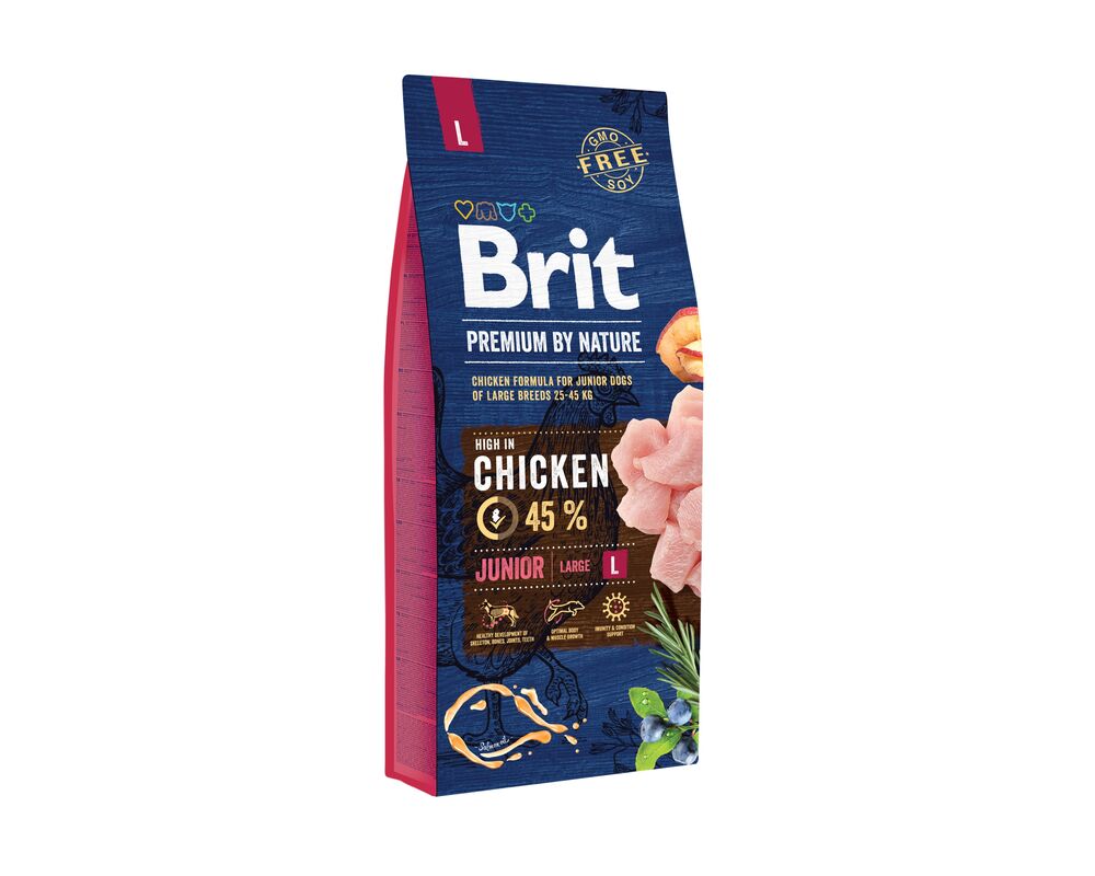 Karma sucha dla psa PREMIUM BY NATURE Junior L 15 kg Brit