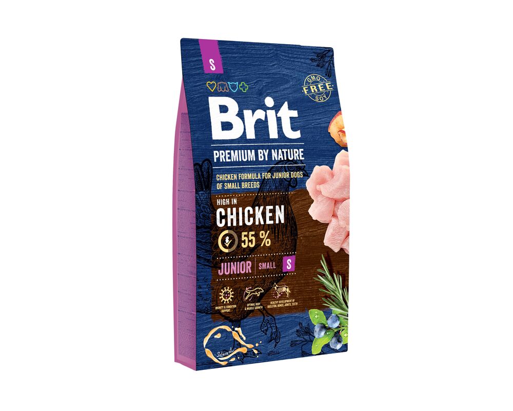Karma sucha dla psa PREMIUM BY NATURE Junior S 8 kg Brit