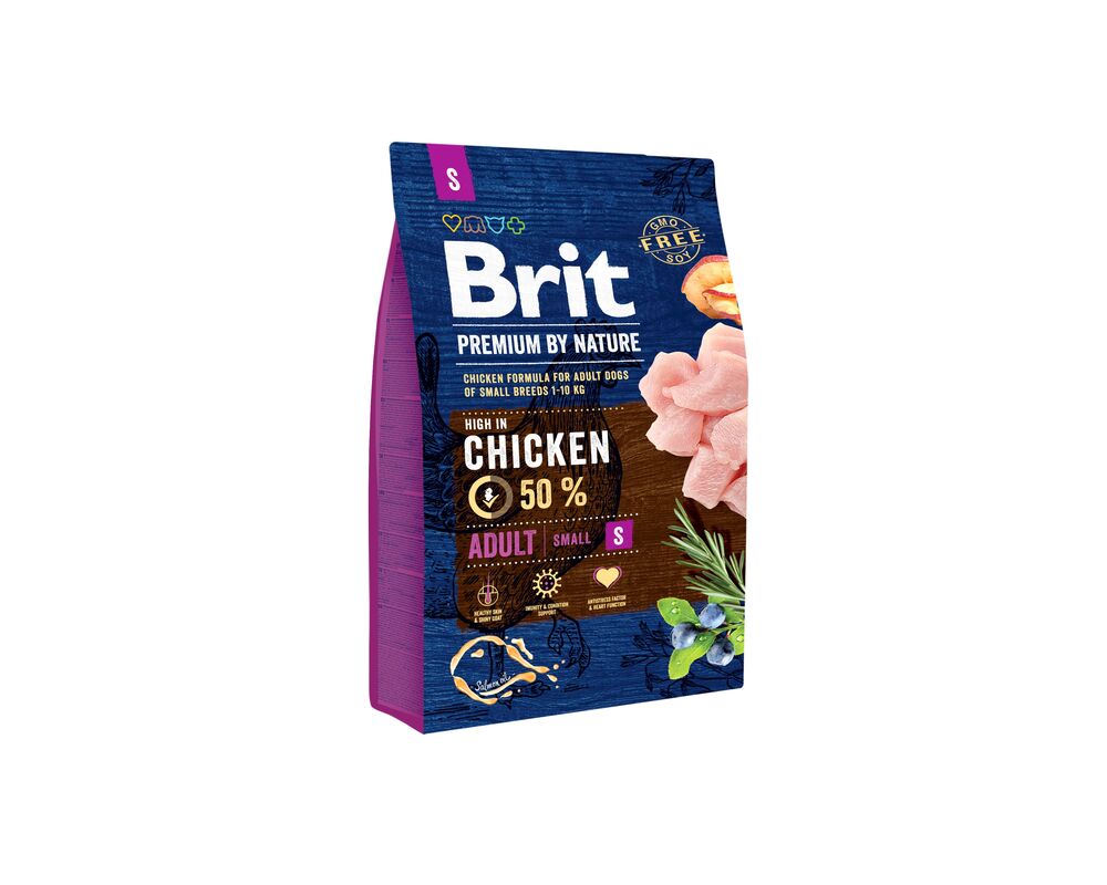Karma sucha dla psa PREMIUM BY NATURE Adult S 3 kg Brit