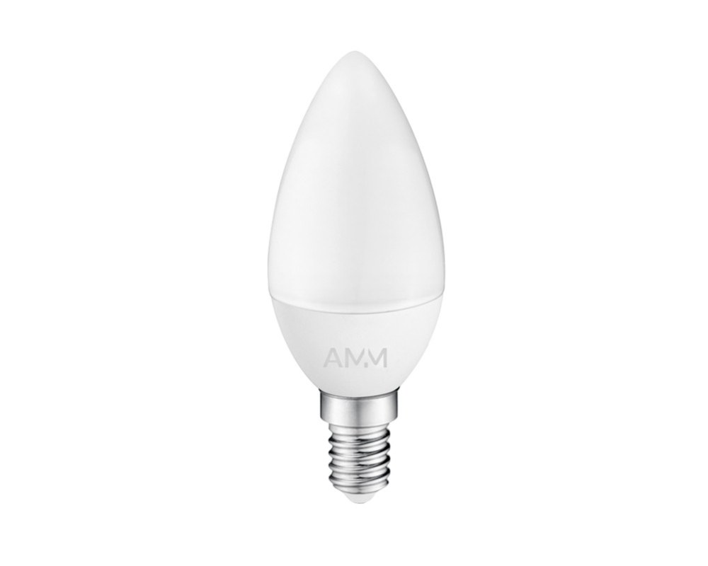 Żarówka LED AMM-E14-C37-4,9W-WW barwa ciepła