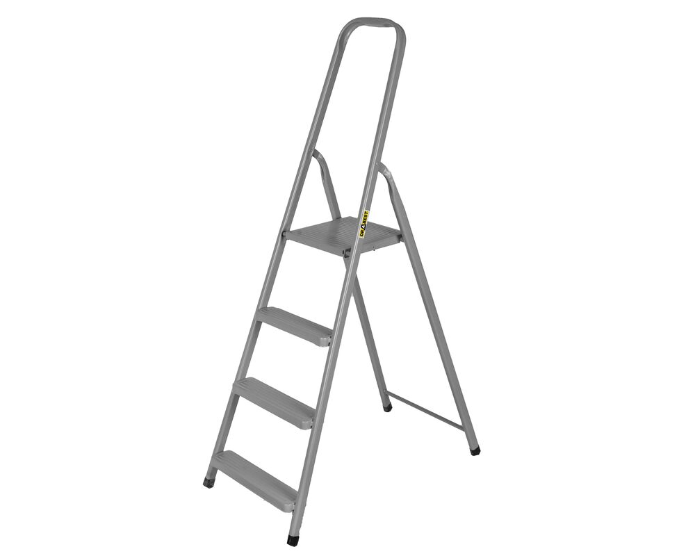 Drabina stalowa domowa 4 stopniowa 125 kg DRABEST