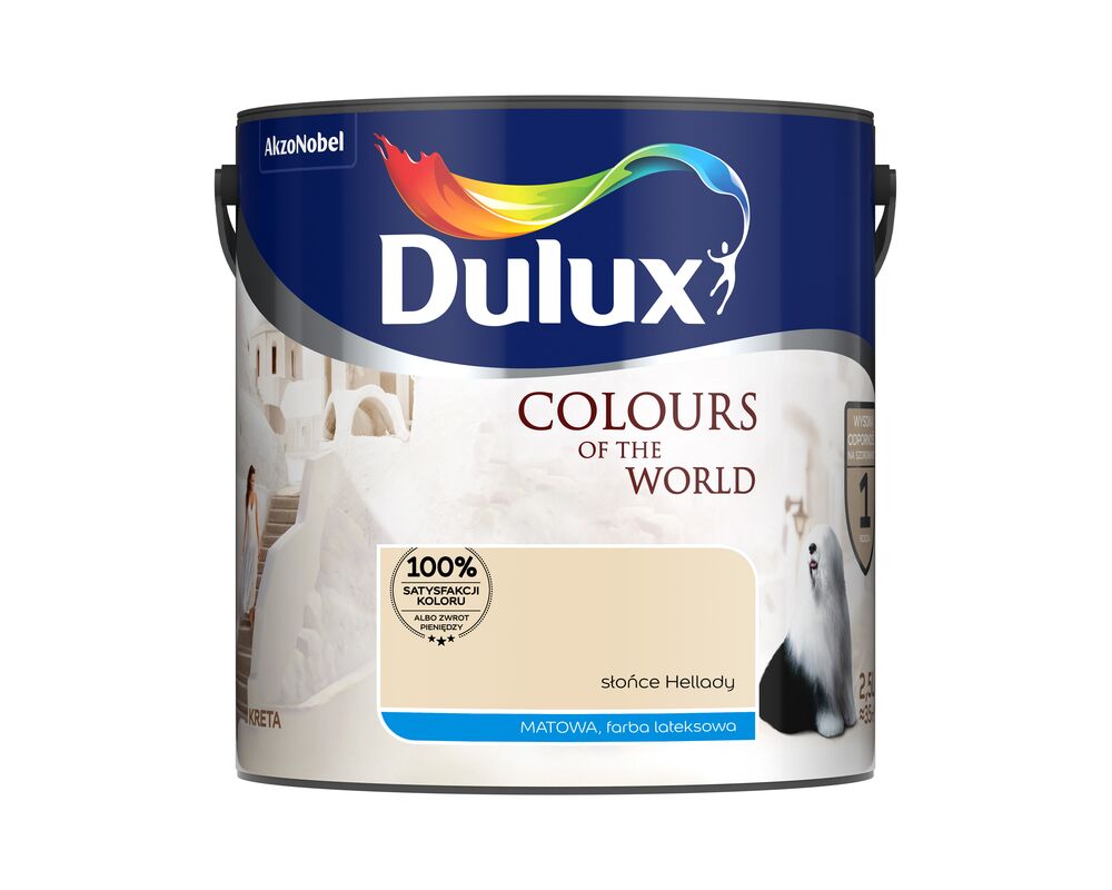 Farba lateksowa Kolory Świata słońce hellady 2,5 l Dulux