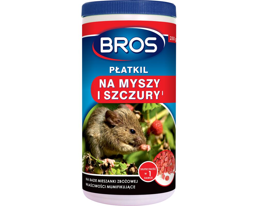 Płatki na myszy i szczury 250 g BROS