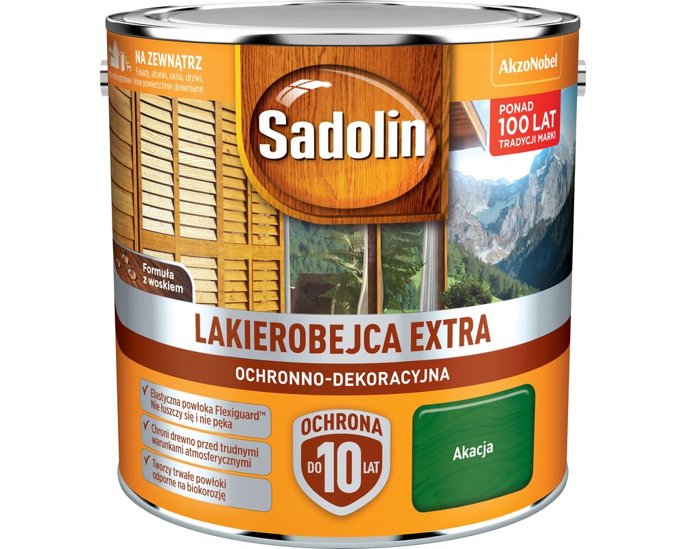 Lakierobejca Ochronno-Dekoracyjna Extra Akacja 2,5 l Sadolin