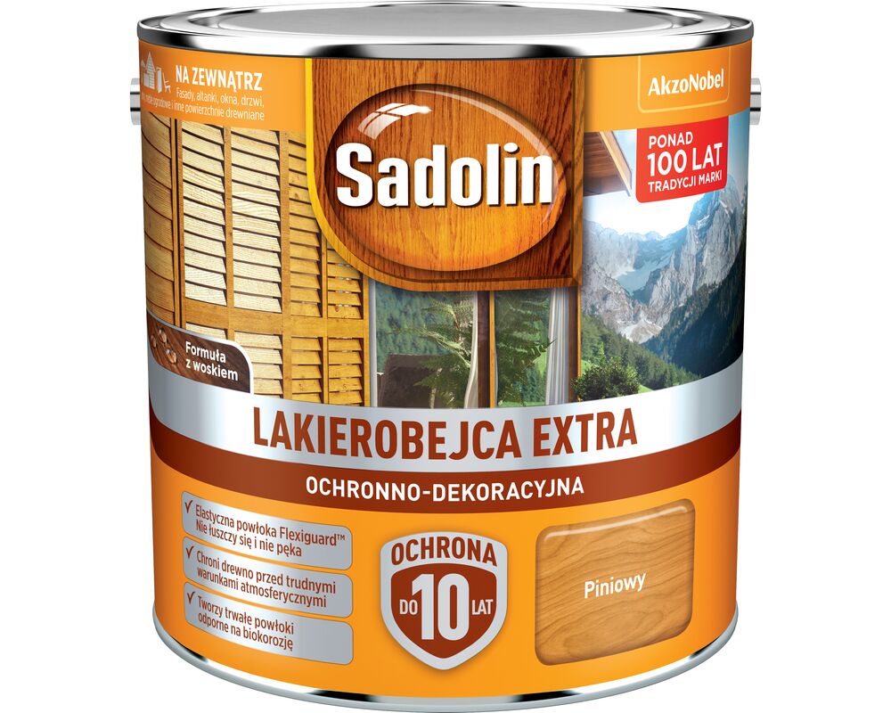 Lakierobejca Ochronno-Dekoracyjna Extra Piniowy 2,5 l Sadolin