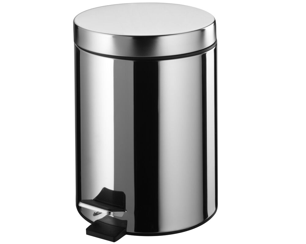 Kosz na pedał BASIC 3 l chrom