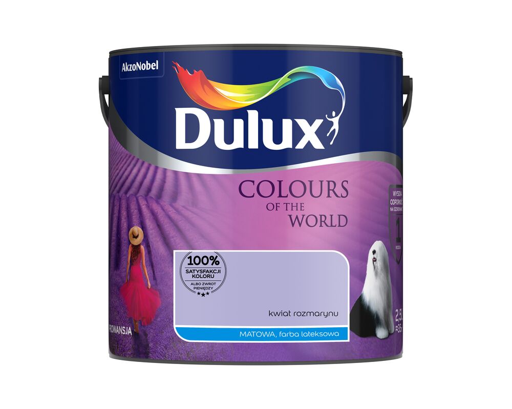 Farba lateksowa Kolory Świata kwiat rozmarynu 2,5 l Dulux