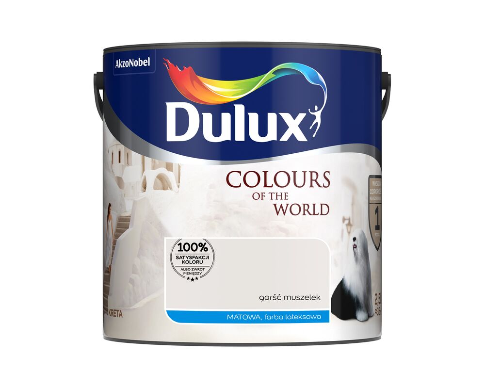 Farba lateksowa Kolory Świata garść muszelek 2,5 l Dulux