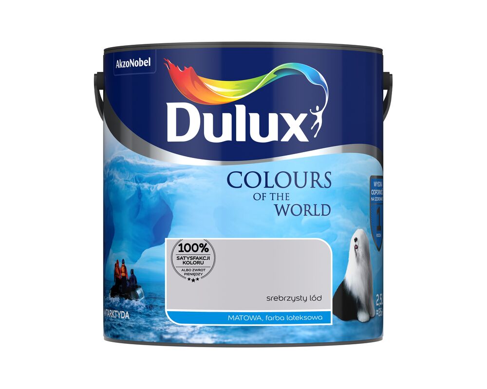 Farba lateksowa Kolory Świata srebrzysty lód 2,5 l Dulux