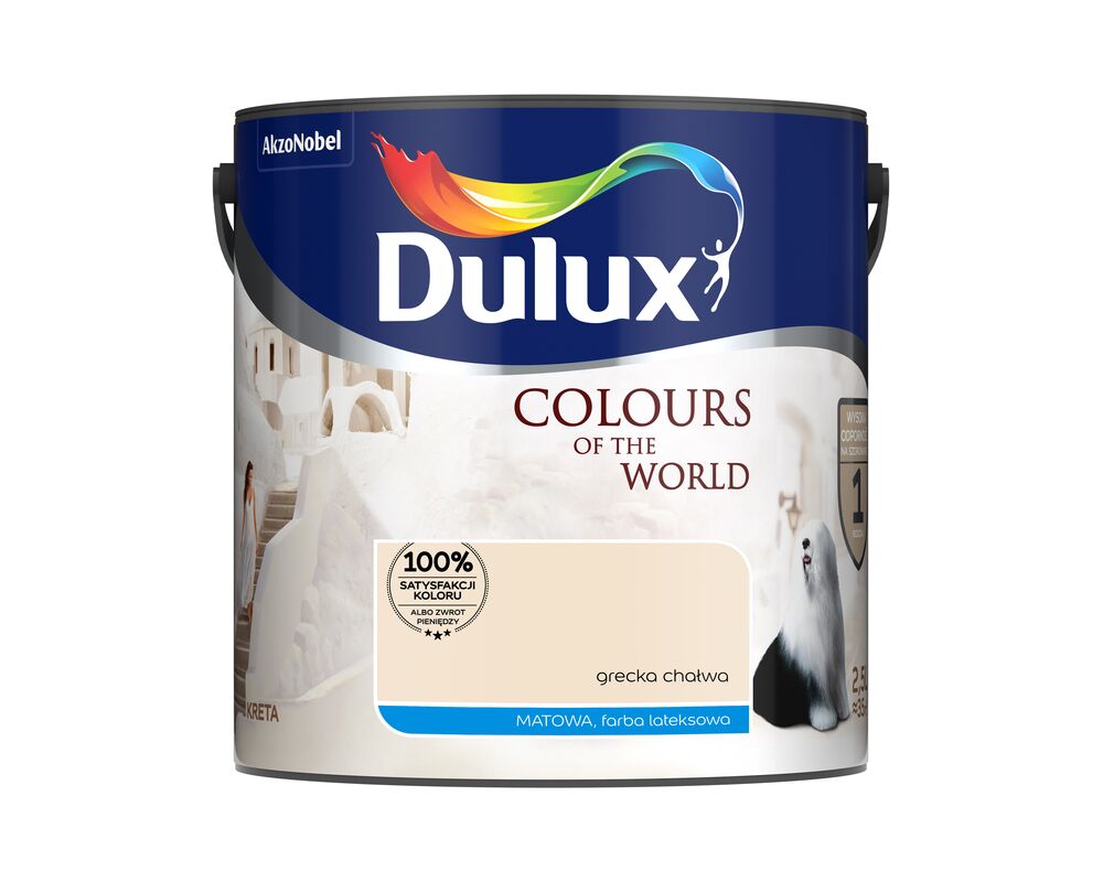 Farba lateksowa Kolory Świata grecka chałwa 2,5 l Dulux