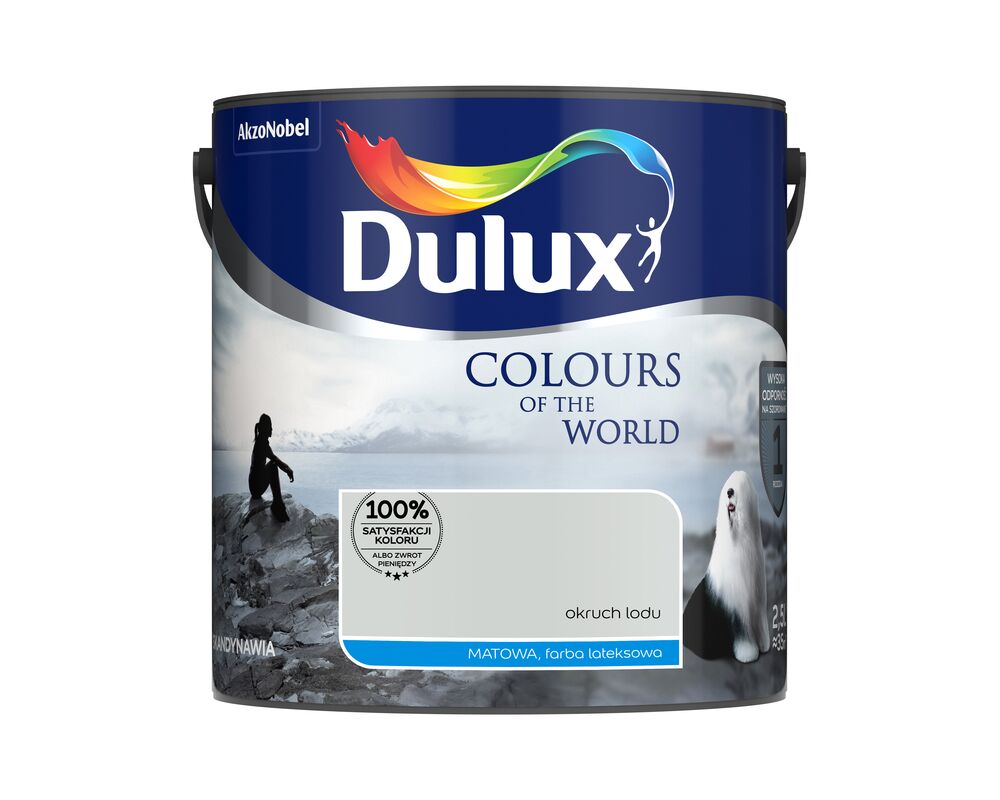 Farba lateksowa Kolory Świata okruch lodu 2,5 l Dulux
