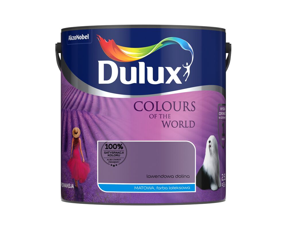 Farba lateksowa Kolory Świata lawendowa dolina 2,5 l Dulux