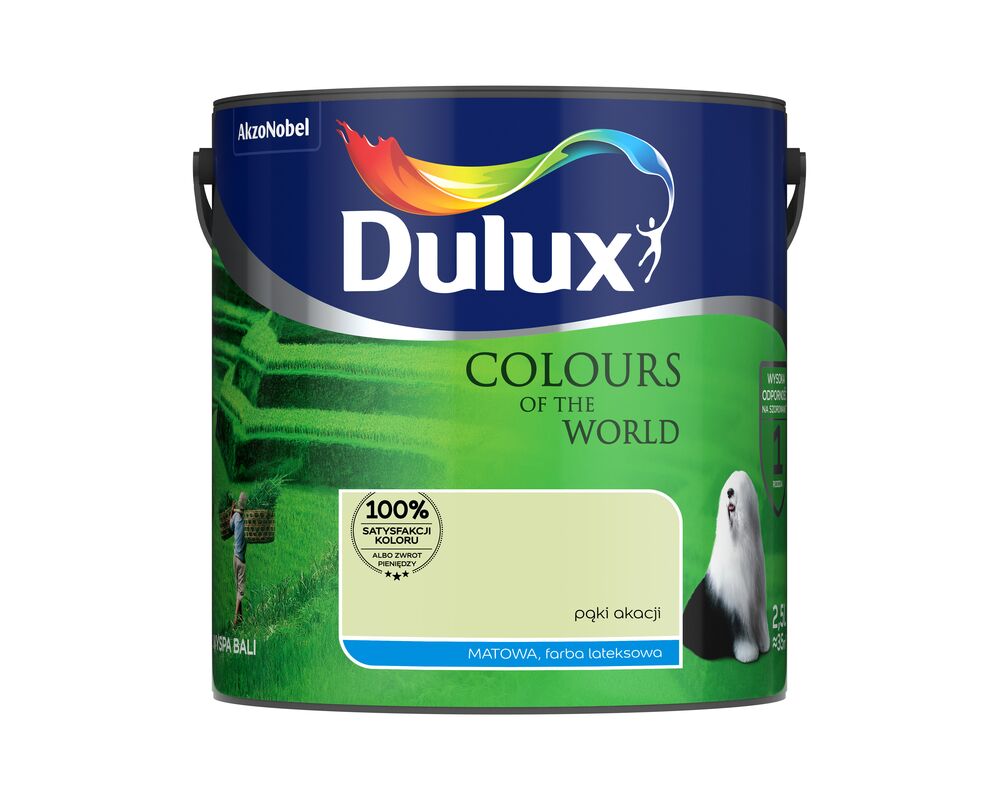 Farba lateksowa Kolory Świata paki akacji 2,5 l Dulux