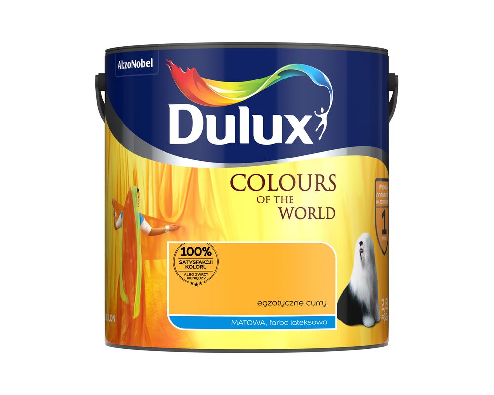 Farba lateksowa Kolory Świata egzotyczne curry 2,5 l Dulux