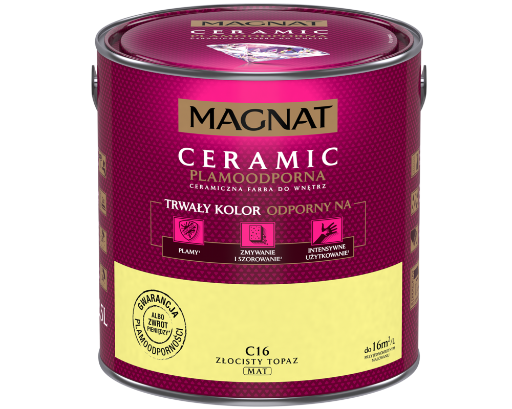 Farba ceramiczna złocisty topaz C16 2,5 l Magnat