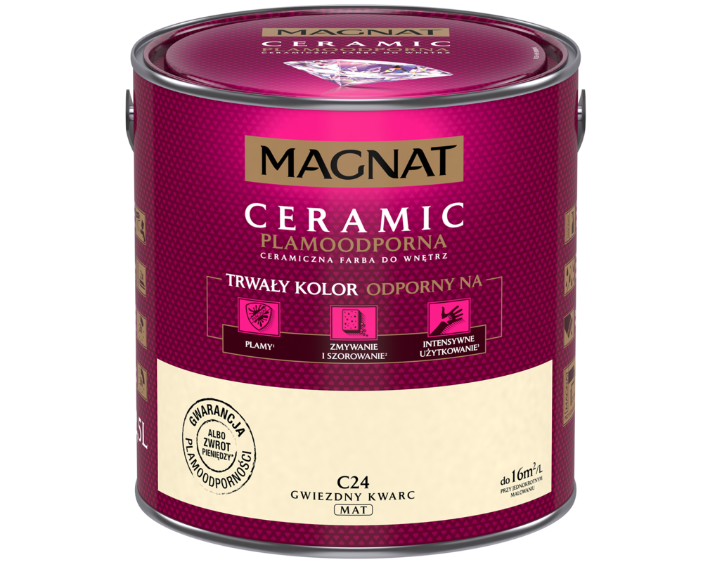 Farba ceramiczna gwiezdny kwarc C24 2,5 l Magnat