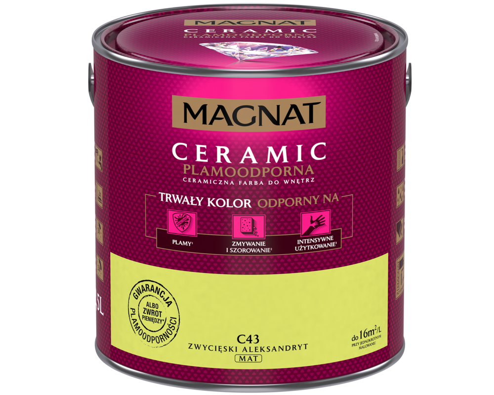 Farba ceramiczna zwycięski aleksandryt C43 2,5 l Magnat