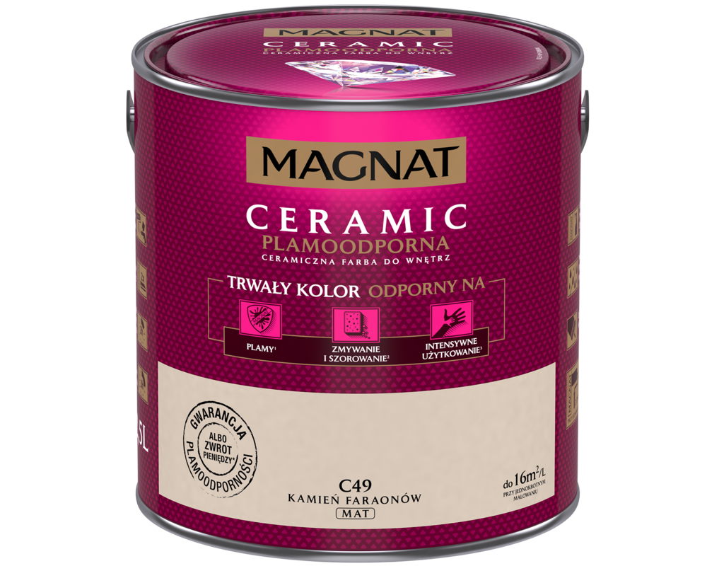 Farba ceramiczna kamień faraona C49 2,5 l Magnat