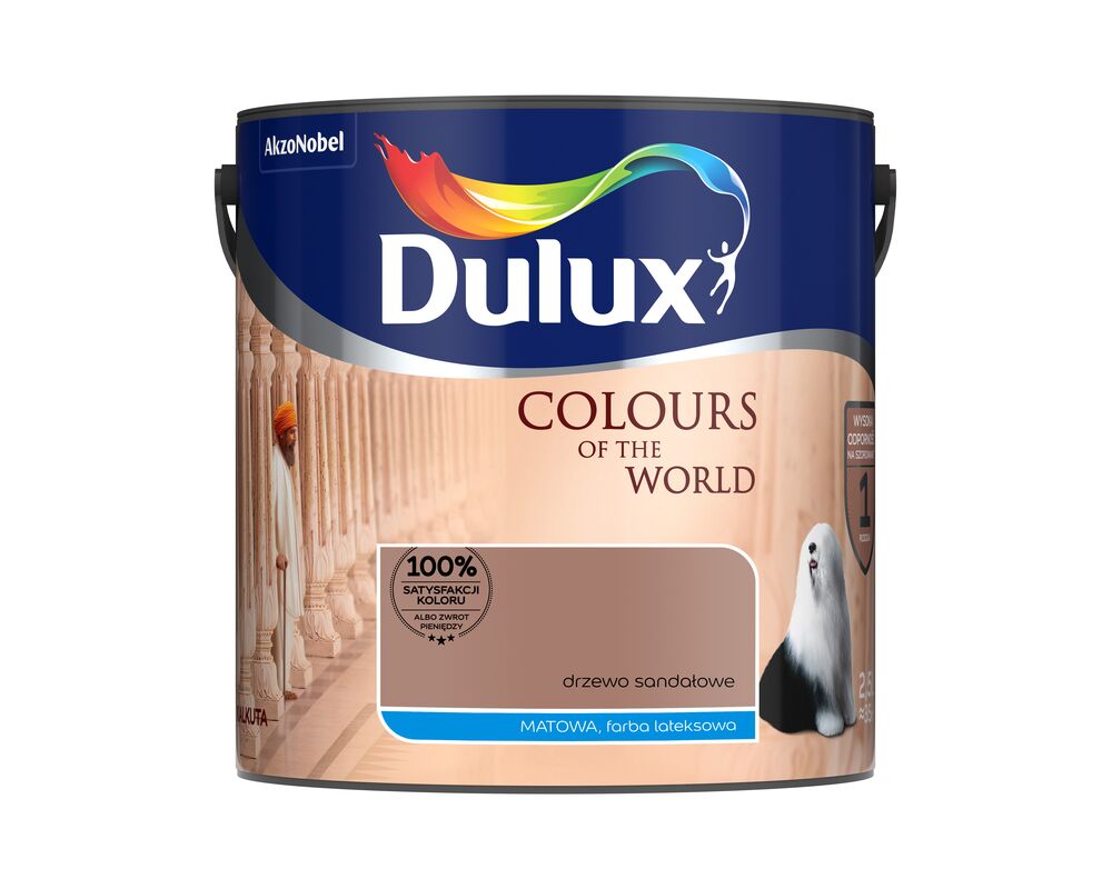 Farba lateksowa Kolory Świata drzewo sandałowe 2,5 l Dulux