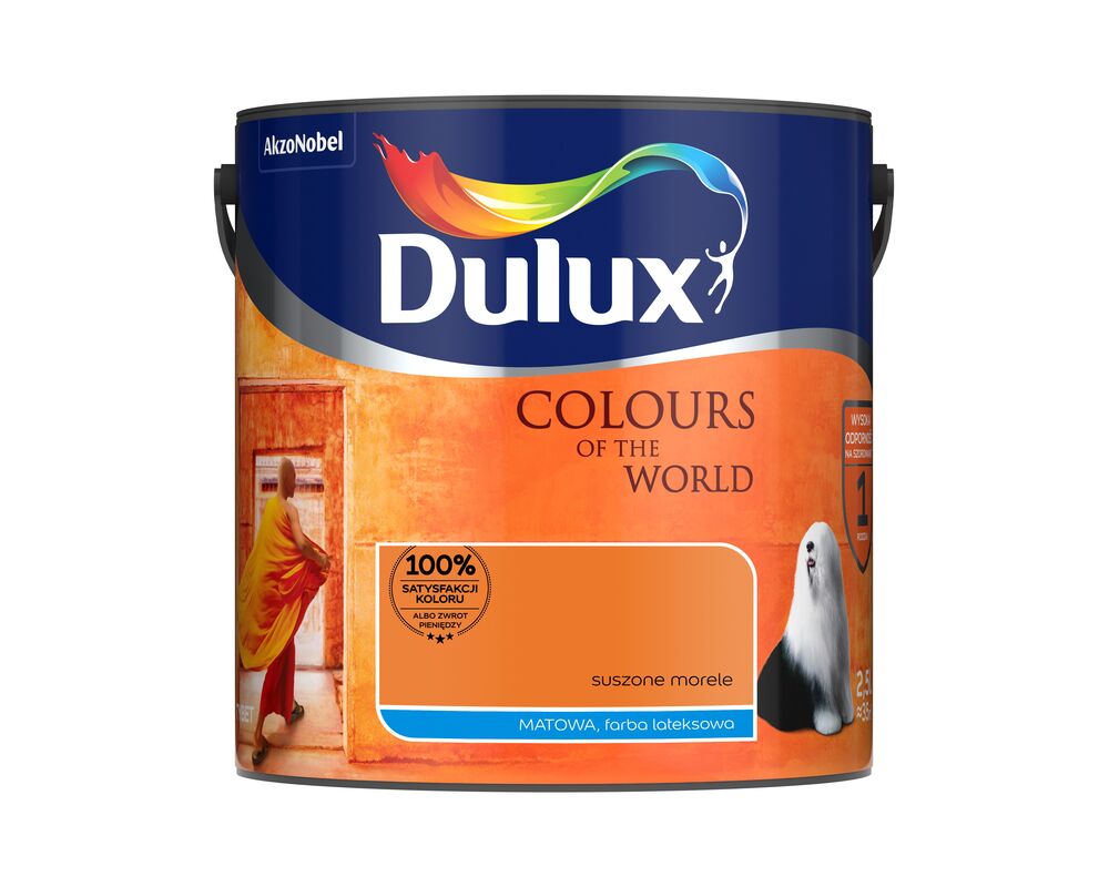 Farba lateksowa Kolory Świata suszone morele 2,5 l Dulux