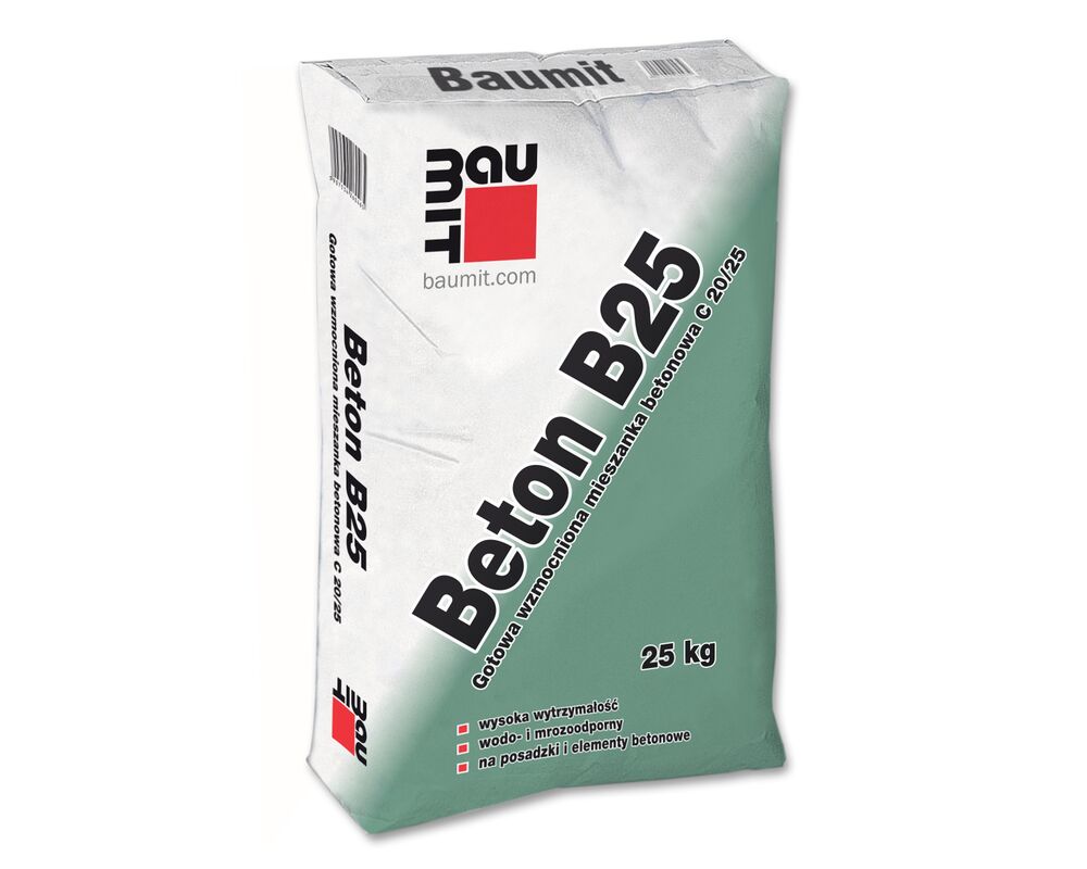 Zaprawa betonowa klasy B25 25 kg Baumit