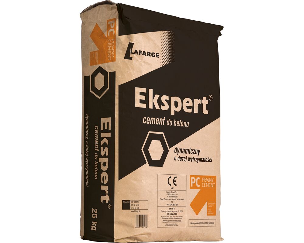 Cement CEM II/B-V 42,5 N Ekspert 25 kg Lafarge