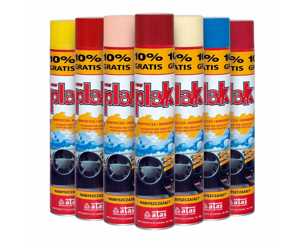 Preparat nabłyszczający i konserwujący do deski rozdzielczej 750 ml mix zapachów PLAK