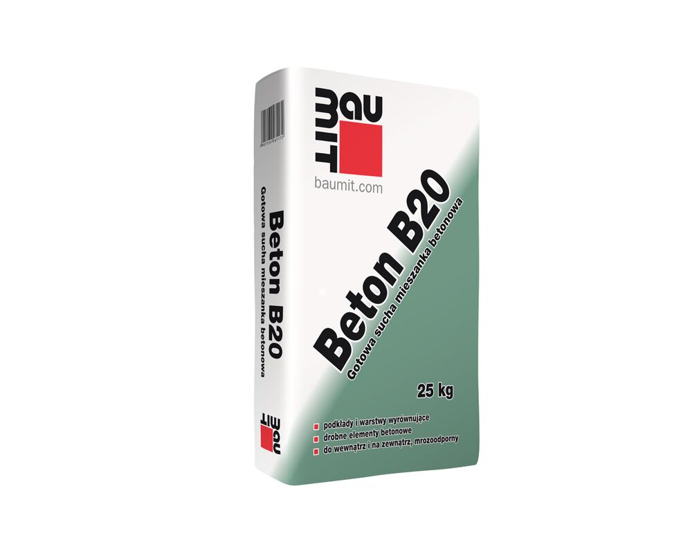 Zaprawa betonowa klasy B20 - Beton B20 - 25 kg BAUMIT