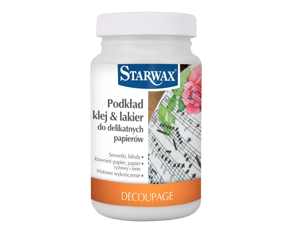 Decoupage 3w1 - podkład, klej i lakier do papieru, 236 ml Starwax