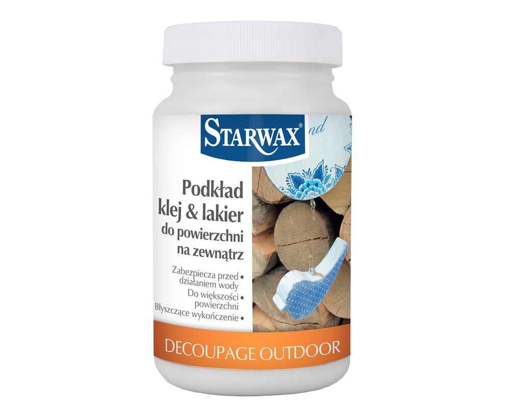 Decoupage na zewnątrz 3w1 - podkład, klej i lakier, 236 ml Starwax