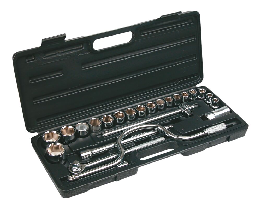 Klucze nasadowe 1/2" zestaw 24 sztuki Top Tools