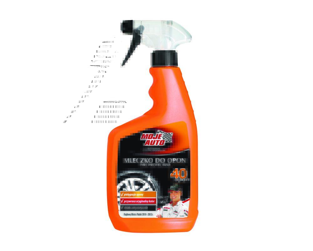 Mleczko do pielęgnacji opon Moje Auto 650 ml - atomizer MOJE AUTO