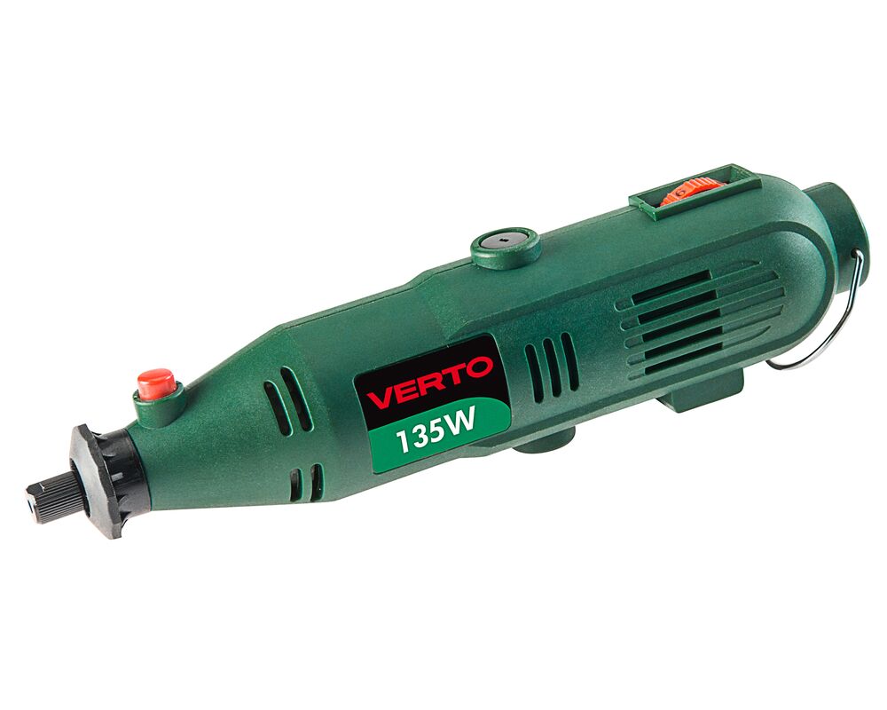 Miniszlifierka 135 W 8000-35000 obr./min walizka z akcesoriami VERTO