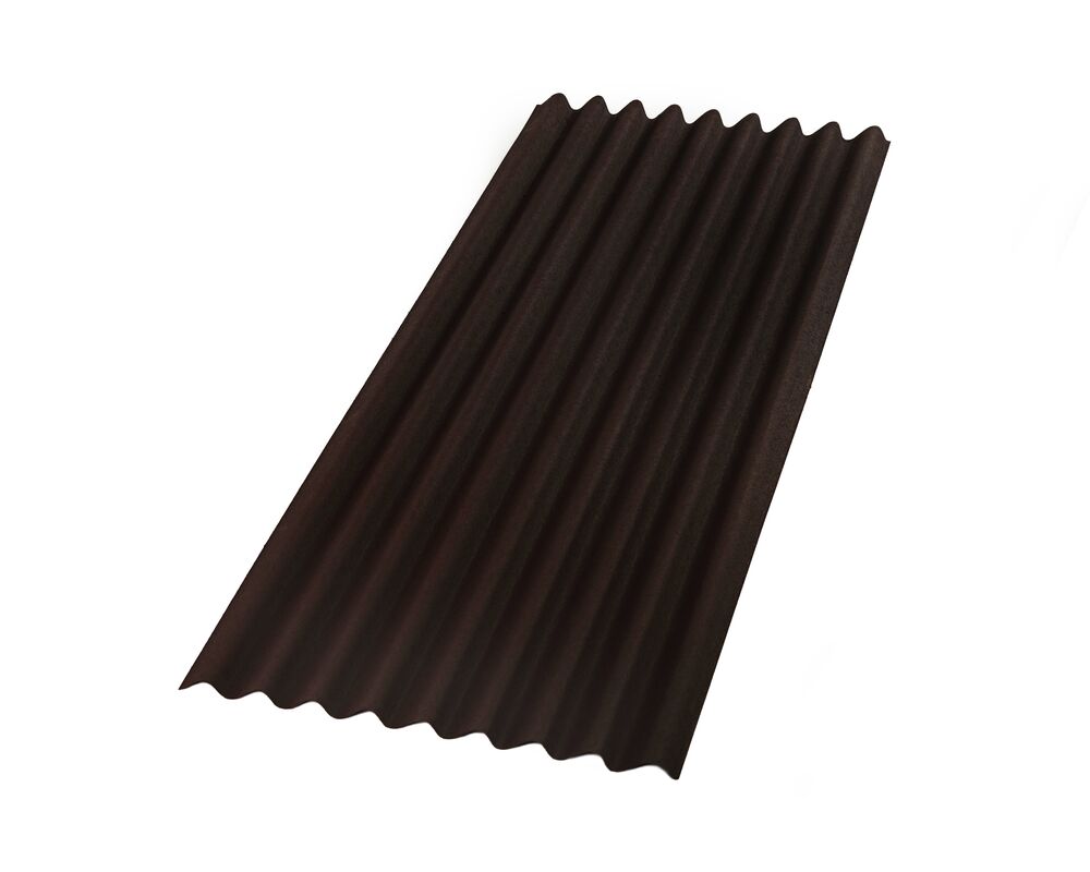 Falista płyta bitumiczna Base brązowa 200 x 86 cm Onduline 
