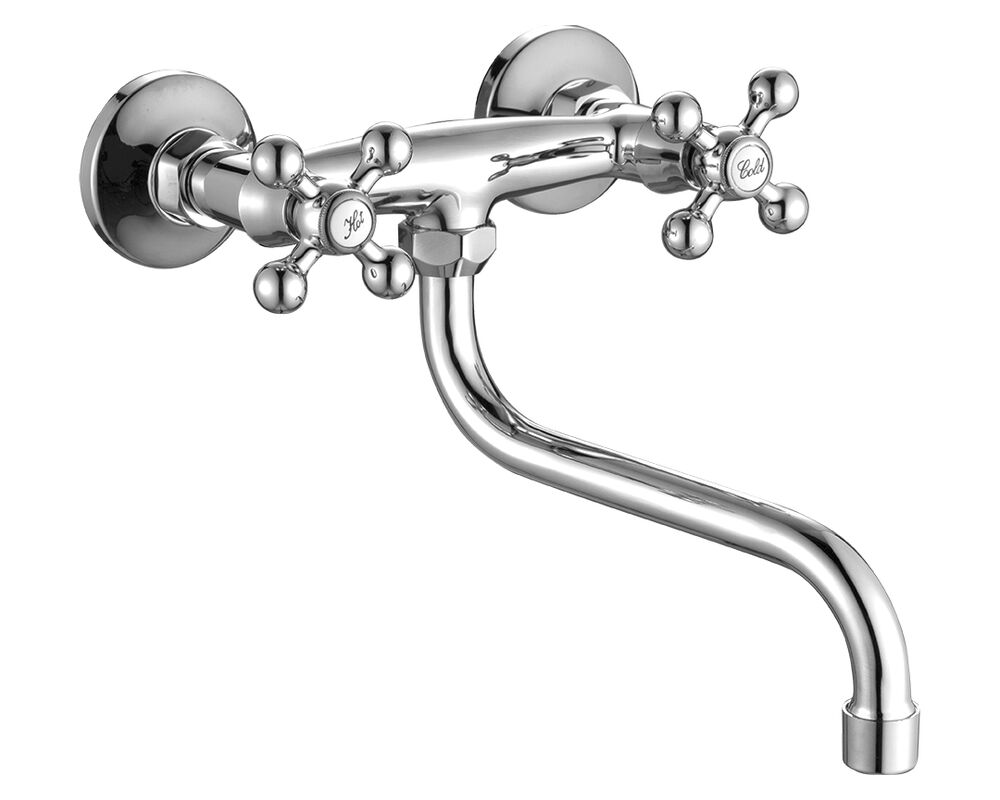 Bateria zlewozmywakowa ścienna STILO BKI 080D chrom Kuchinox