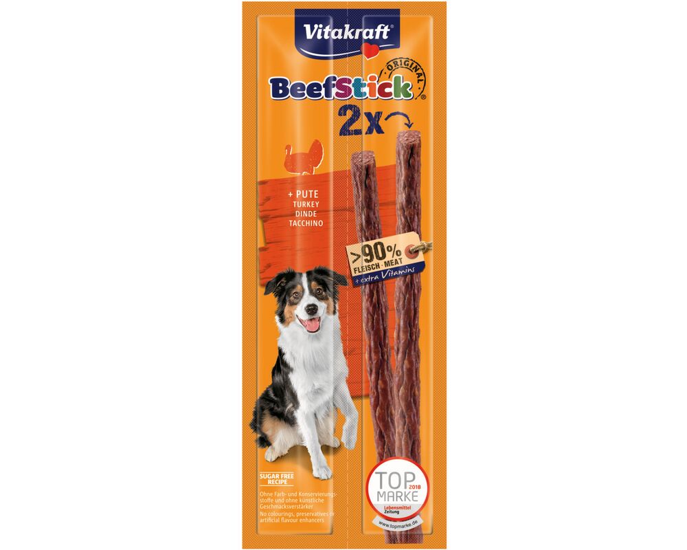 Przysmak dla psa Beef Stick 2 sztuki indyk Vitakraft