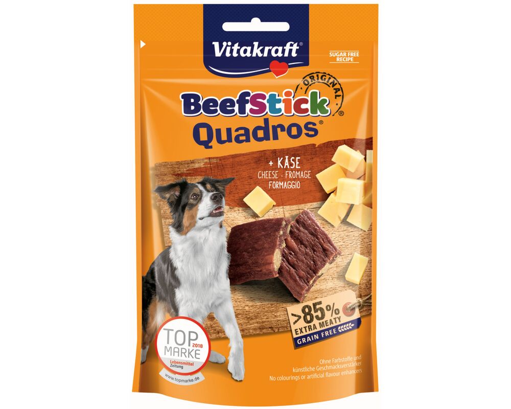 Przysmak dla psa Beef Stick Quadros ser 70 g Vitakraft