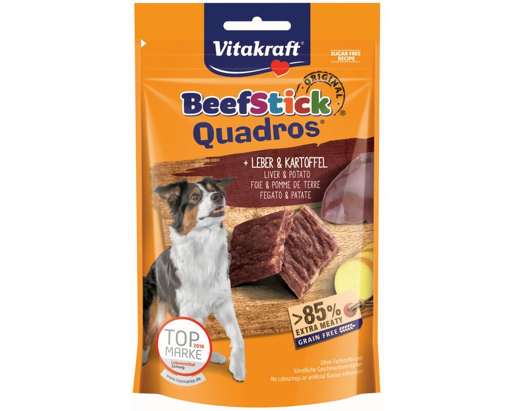 Przysmak dla psa Beef StickQuadros wątroba/ziemniaki 70 g Vitakraft 