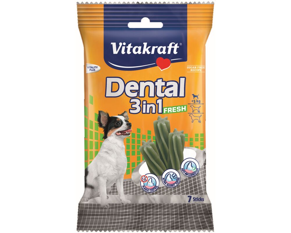 Przysmak dla psa Dental 3w1 Fresh XS 70 g Vitakraft