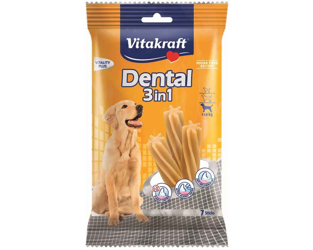 Przysmak dla psa Dental 3w1 M 180 g Vitakraft