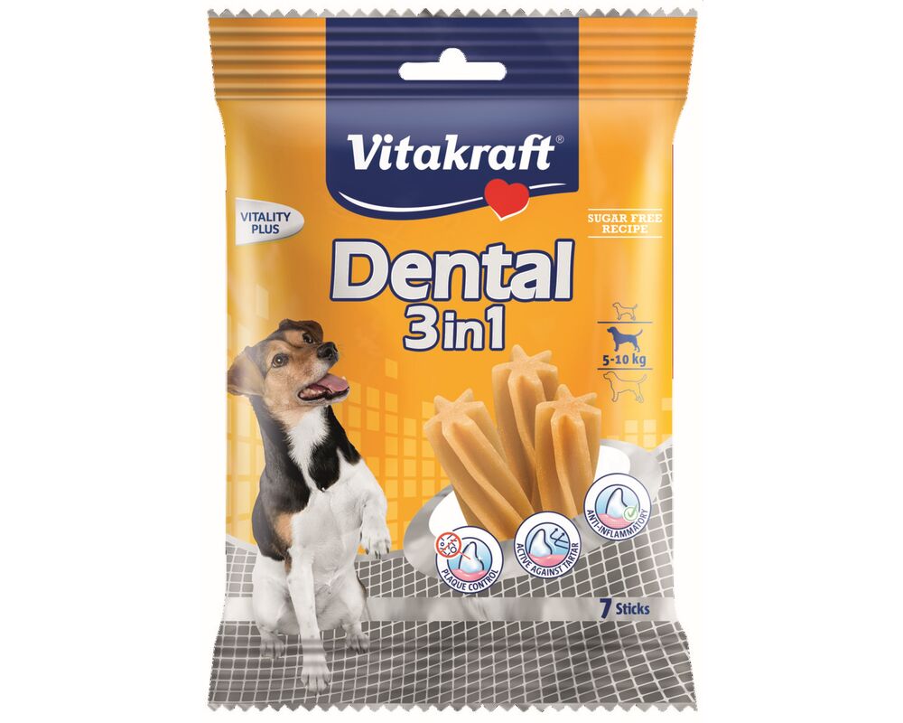 Przysmak dla psa Dental 3w1 S 120 g Vitakraft