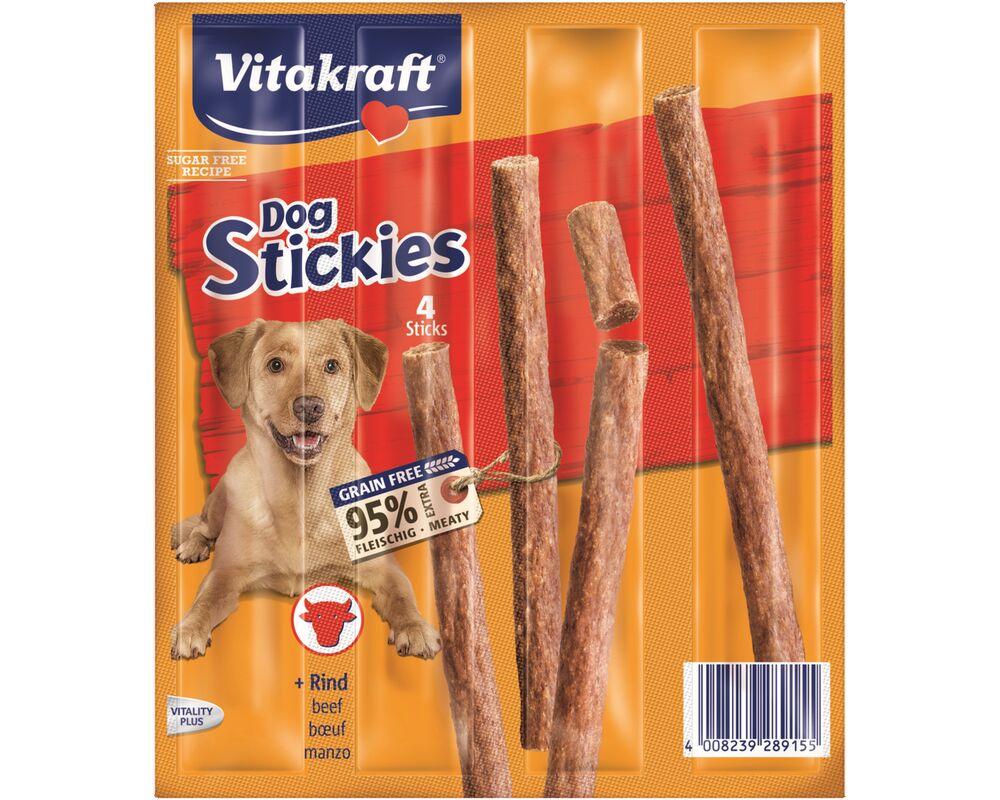 Przysmak dla psa Dog Stickies wołowina 4x11 g Vitakraft